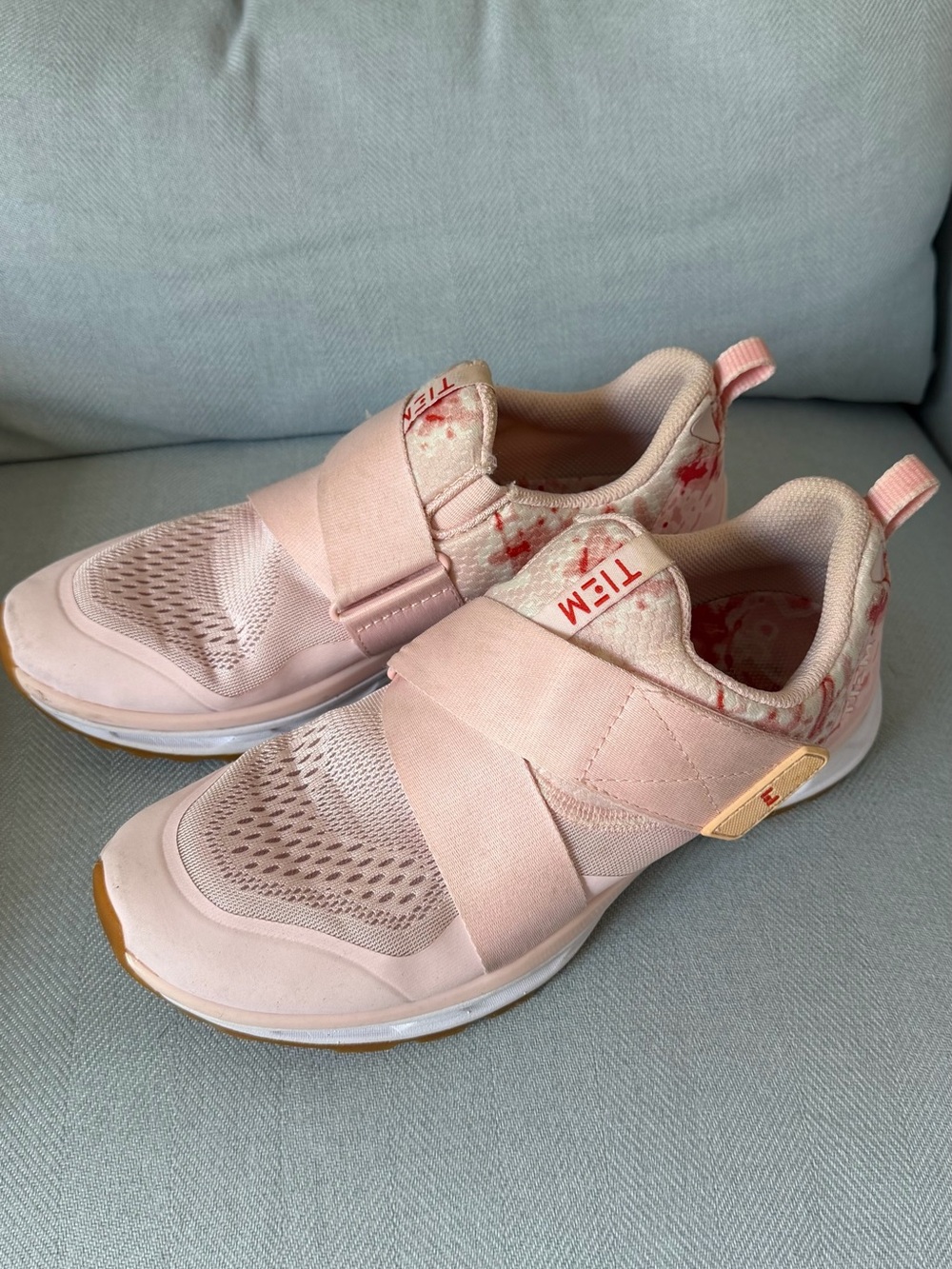 TIEM Pink Tie Dye Cycling Shoes